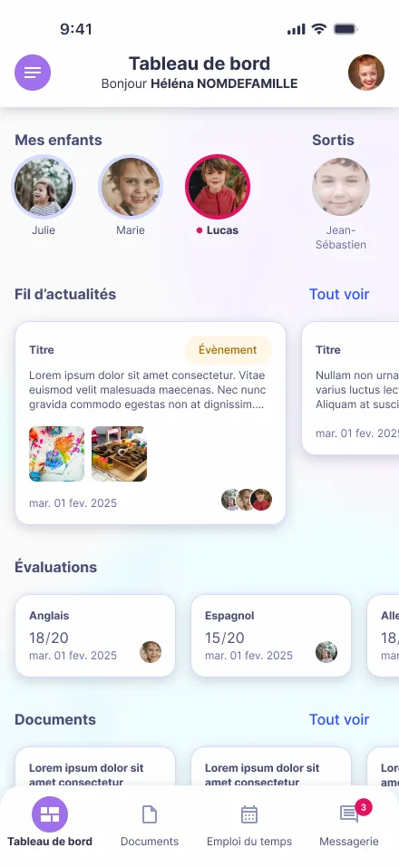 Application mobile
